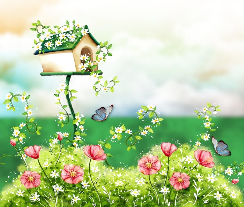 Whimsical blooms